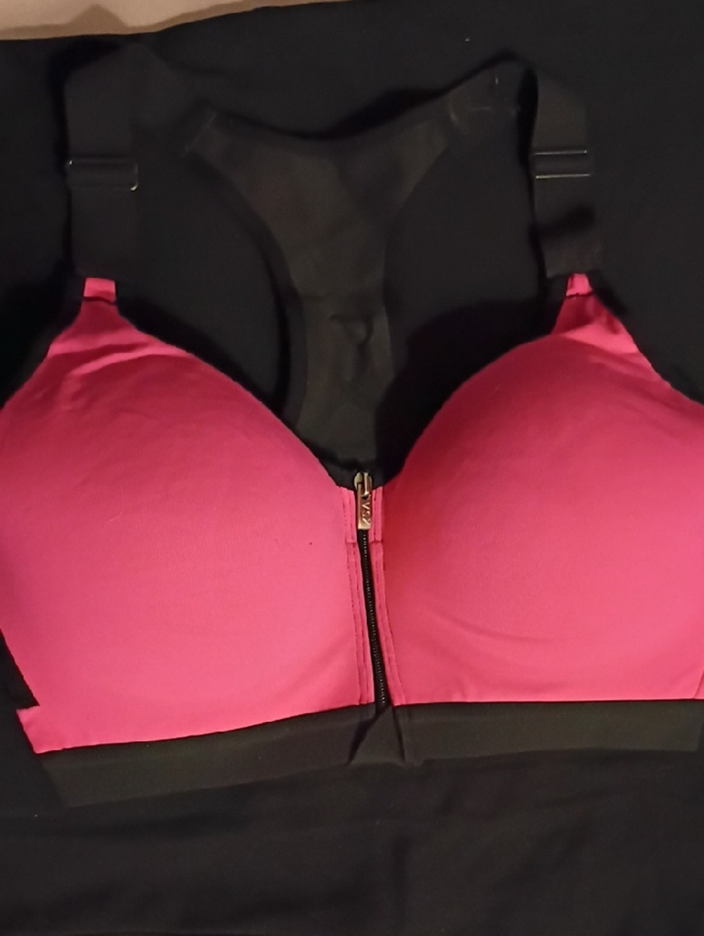 Victoria's Secret Pink Front-Zip High-Impact Sports Bra